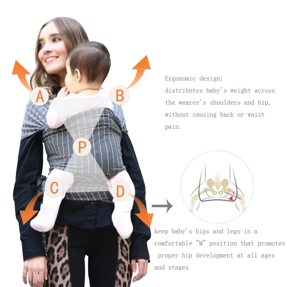 Baby Sling Carrier Ring Sling